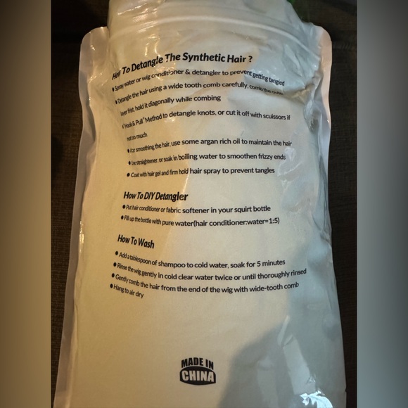 New in Package Long Curly Natural Hair Cosplay Wig with Bangs Colorful Halloween - Picture 8 of 8